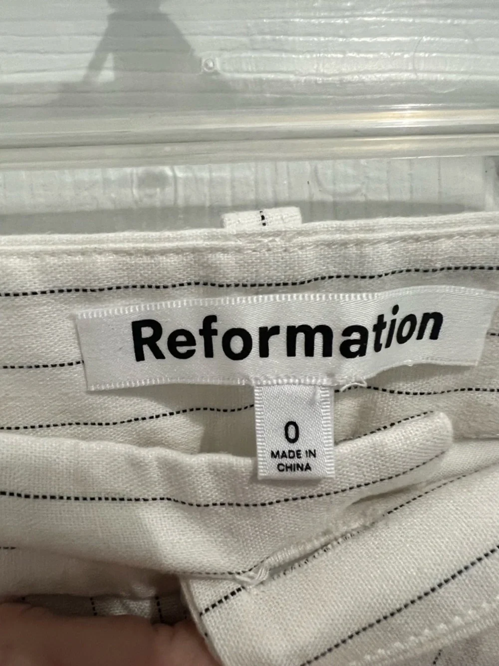 Reformation Oren Relaxed Wide Leg Pant - Size 0